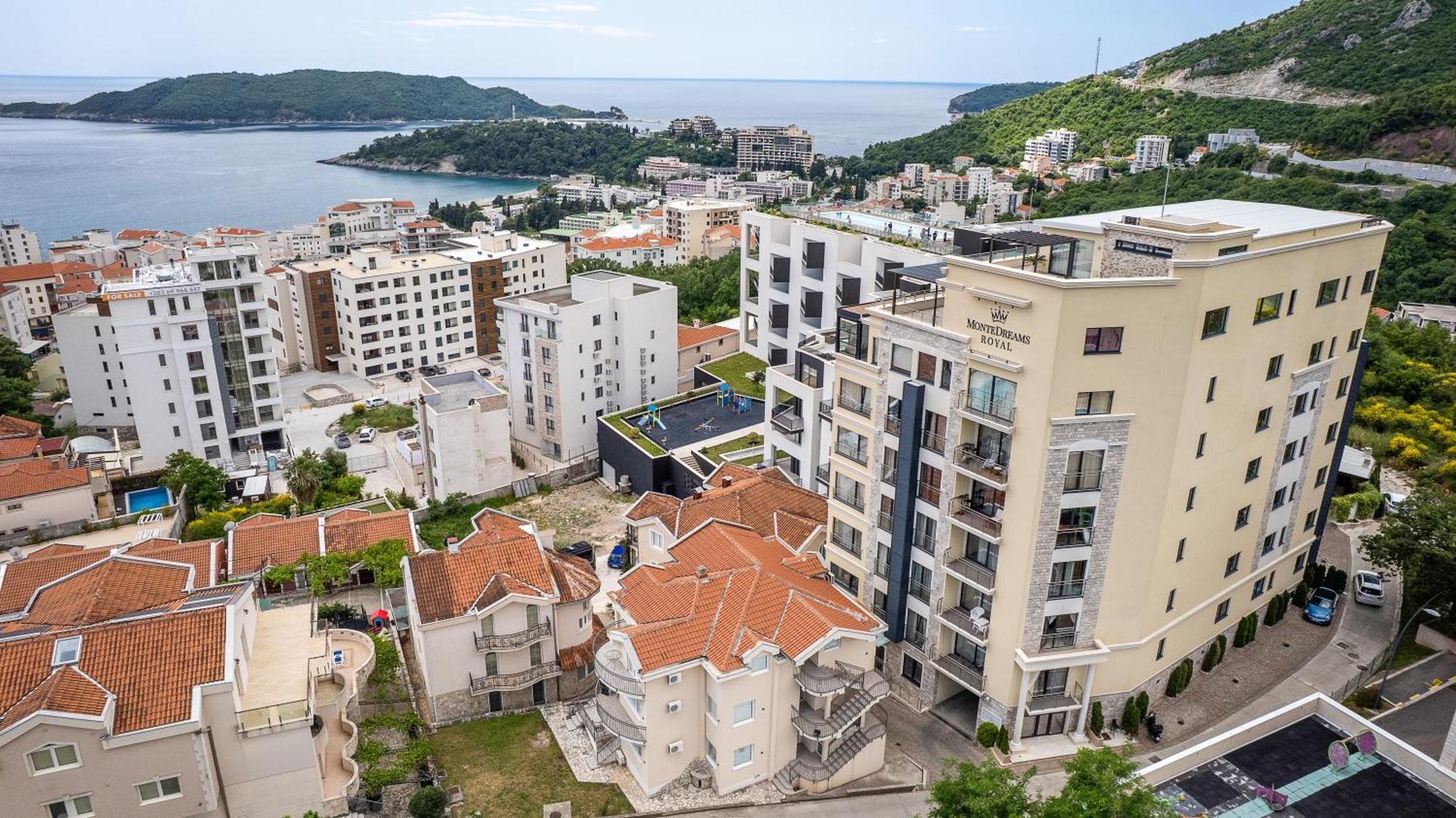 Modern Top Floor Sea View 3Br With Pools, Spa & Fitness Bečići Dış mekan fotoğraf