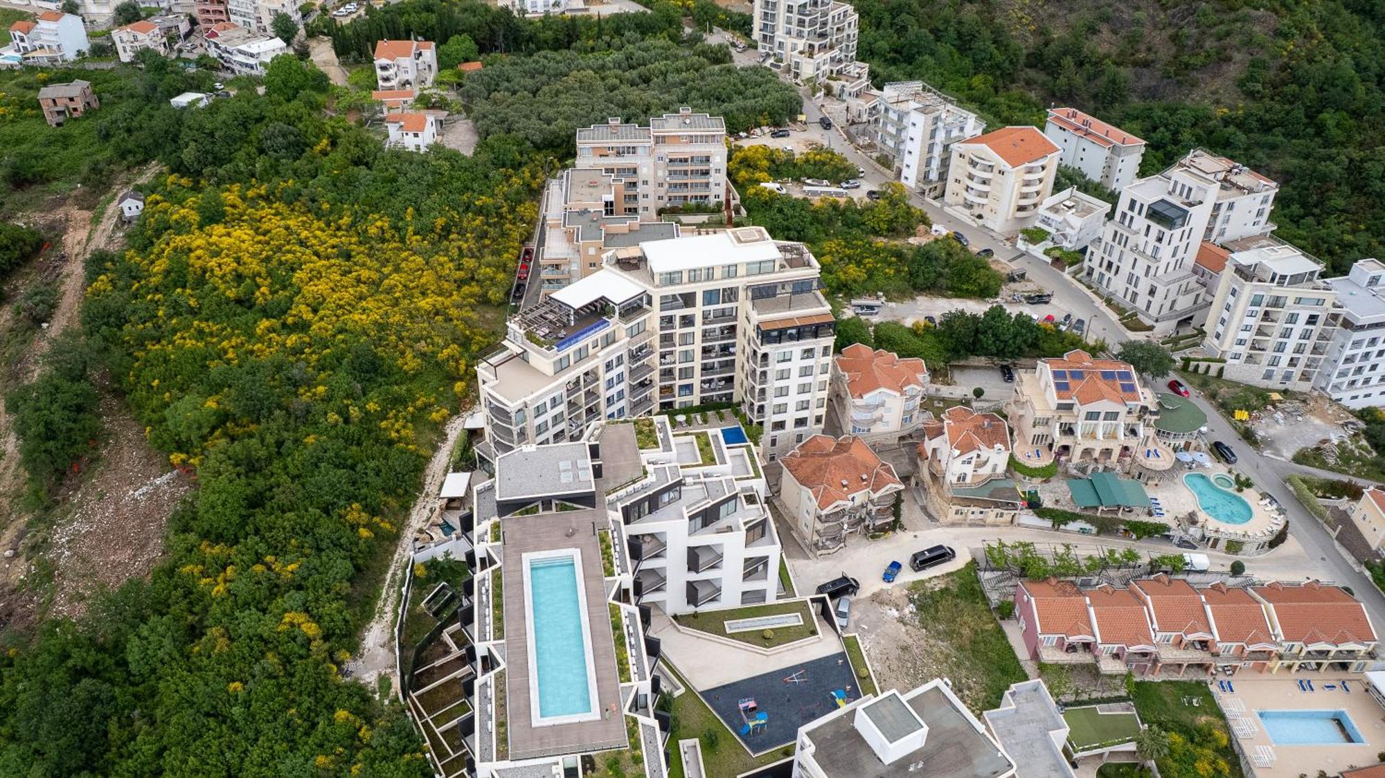 Modern Top Floor Sea View 3Br With Pools, Spa & Fitness Bečići Dış mekan fotoğraf