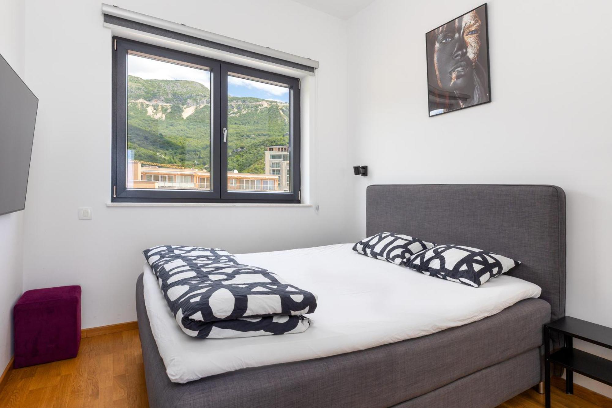 Modern Top Floor Sea View 3Br With Pools, Spa & Fitness Bečići Dış mekan fotoğraf