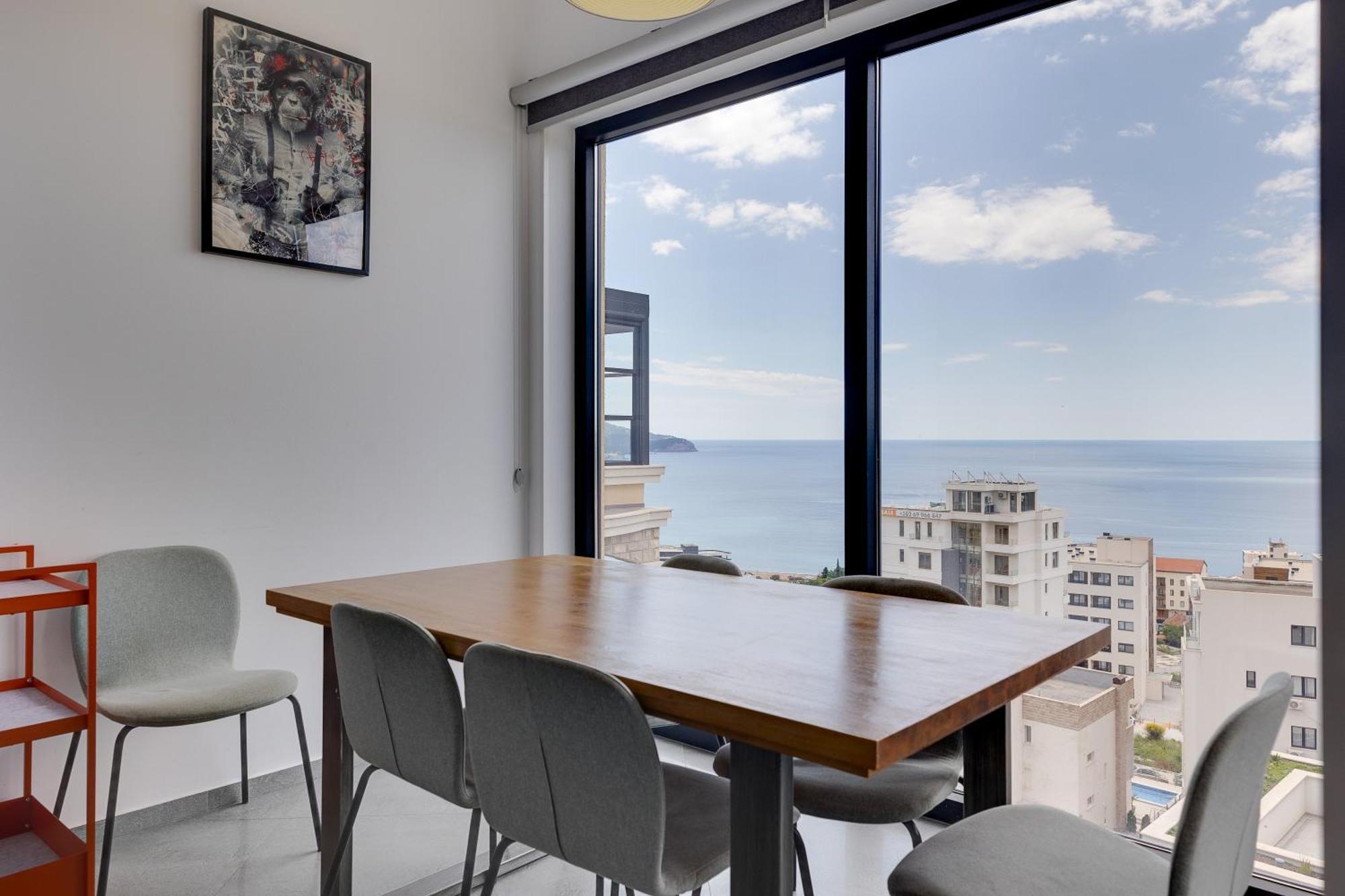 Modern Top Floor Sea View 3Br With Pools, Spa & Fitness Bečići Dış mekan fotoğraf