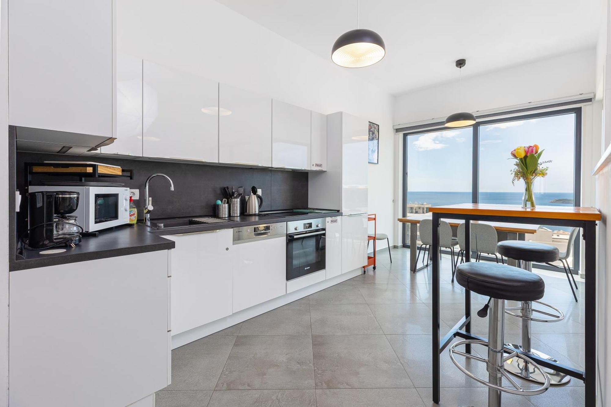 Modern Top Floor Sea View 3Br With Pools, Spa & Fitness Bečići Dış mekan fotoğraf
