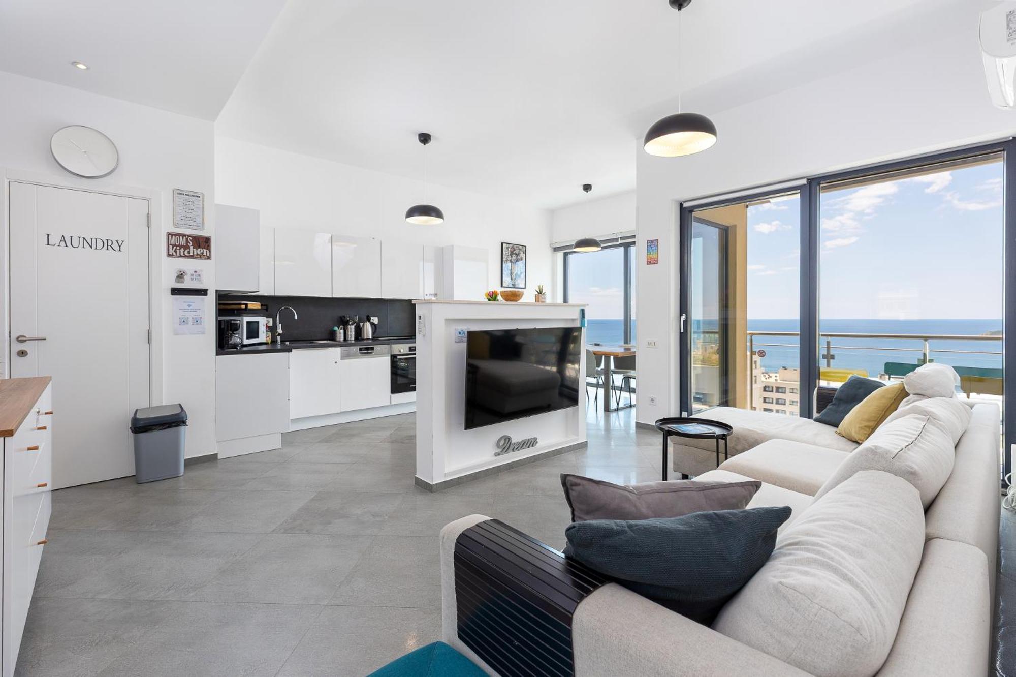 Modern Top Floor Sea View 3Br With Pools, Spa & Fitness Bečići Dış mekan fotoğraf